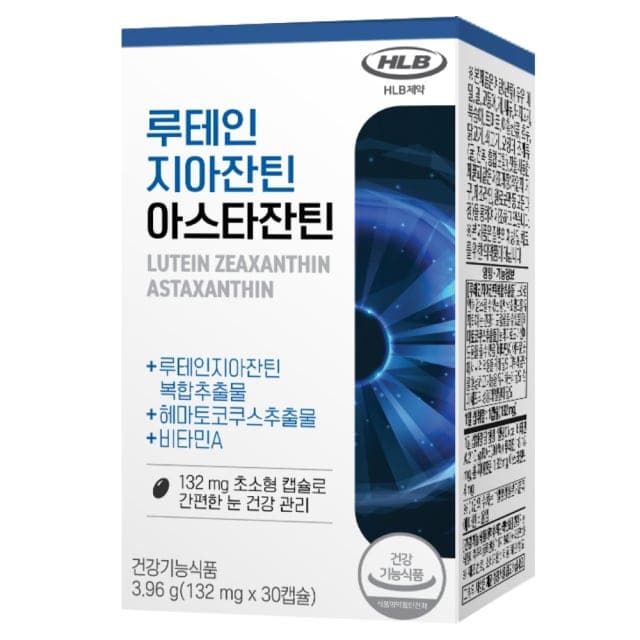 에이치엘비제약 루테인 지아잔틴 아스타잔틴 30캡슐, 3개