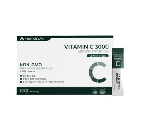 뉴트리션메이트 비타민c 3000mg x 60포, 1개