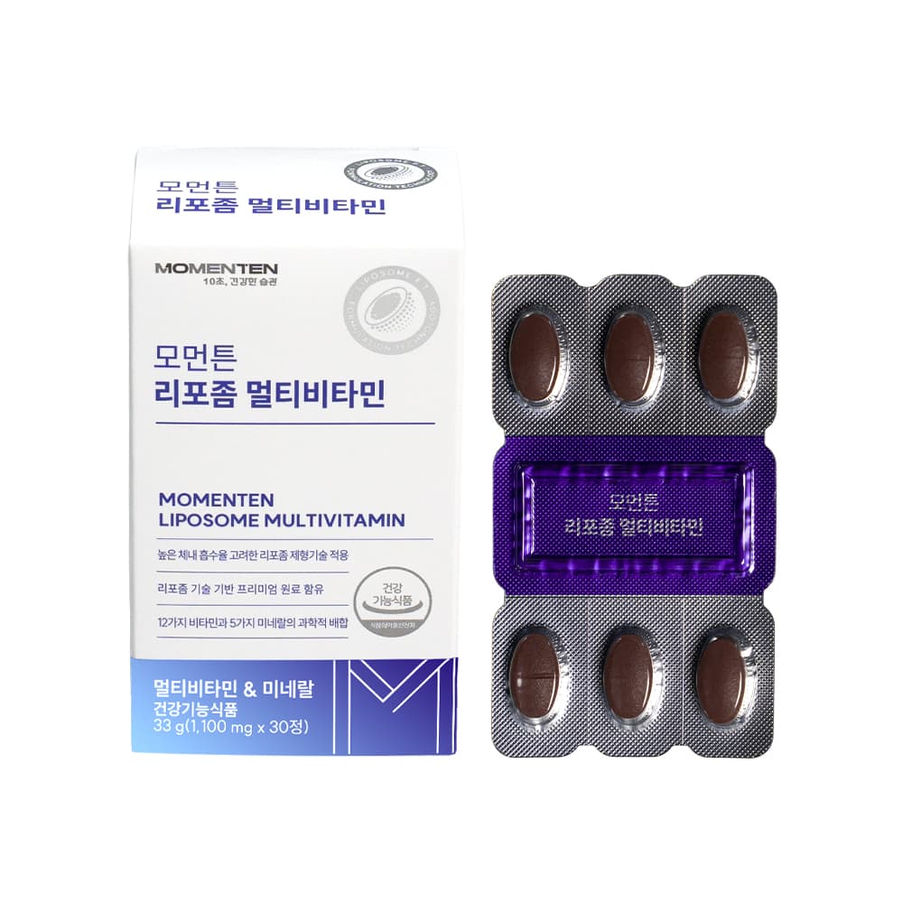 모먼튼 리포좀 멀티비타민 1100mg x 30정, 1개