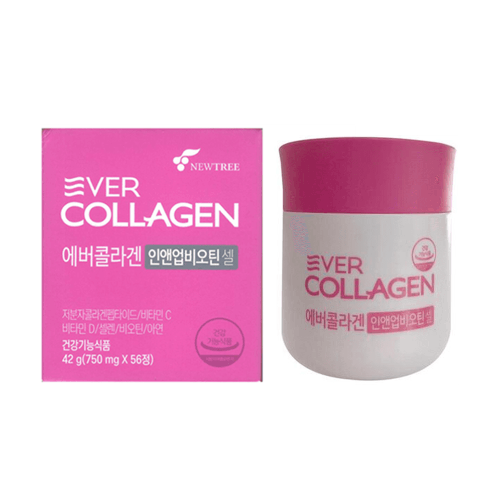 뉴트리 에버콜라겐 인앤업 비오틴 셀 750mg x 56정 1개 /ynd