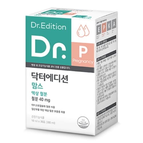 닥터에디션 맘스 액상 철분 10ml x 30포, 1개