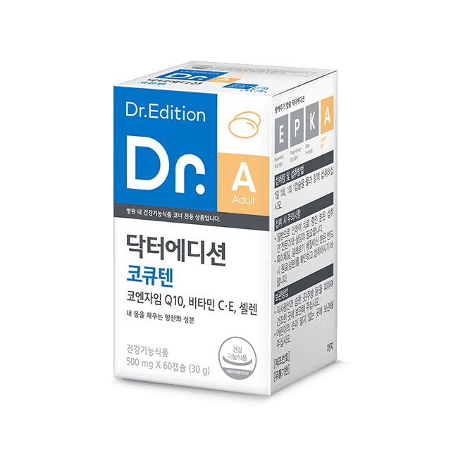 닥터에디션 코큐텐 500mg x 60캡슐, 1개