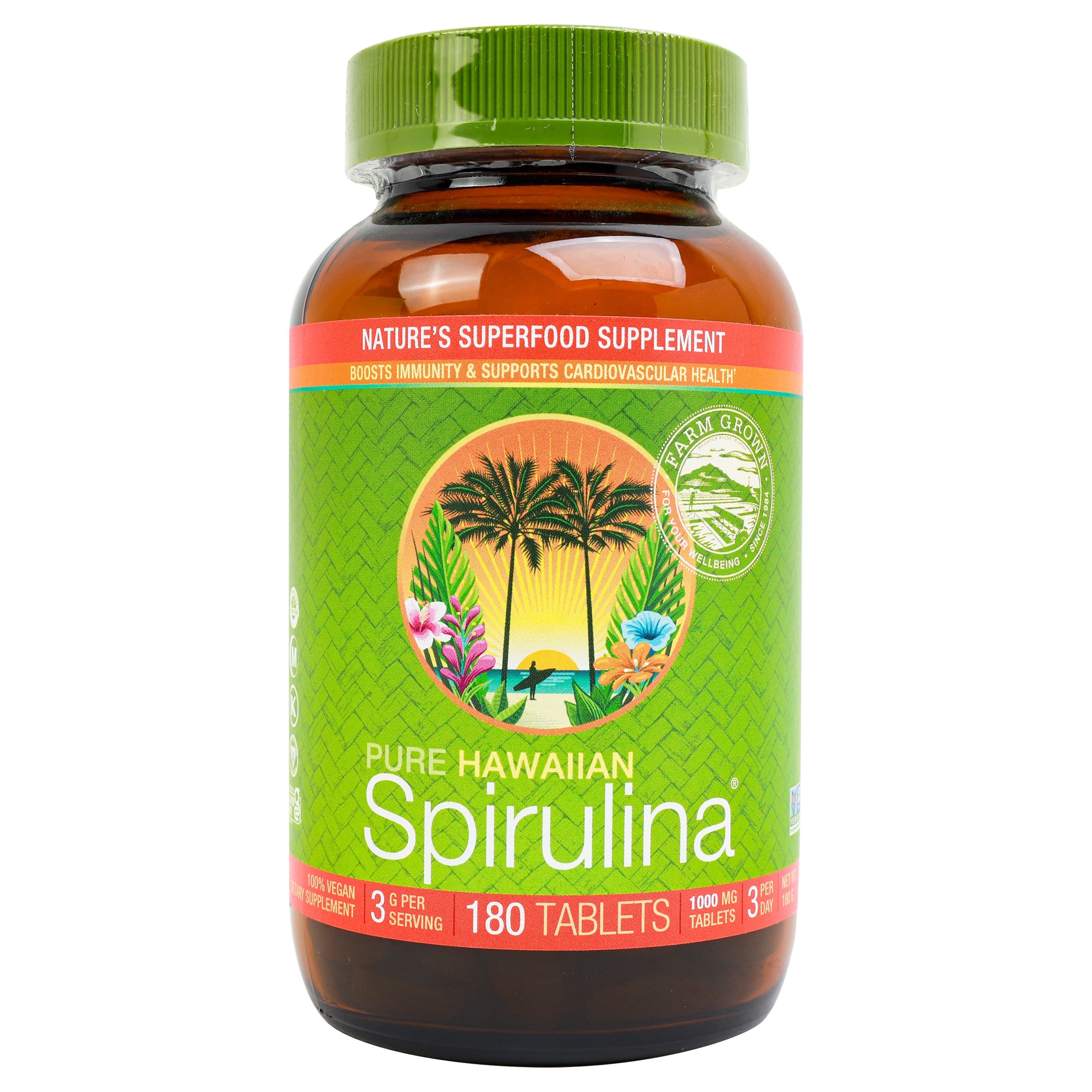 뉴트렉스하와이 퓨어 하와이안 스피룰리나 퍼시피카 1000mg 타블렛