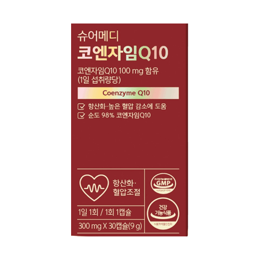 슈어메디 코엔자임Q10 300mg x 30캡슐, 1개