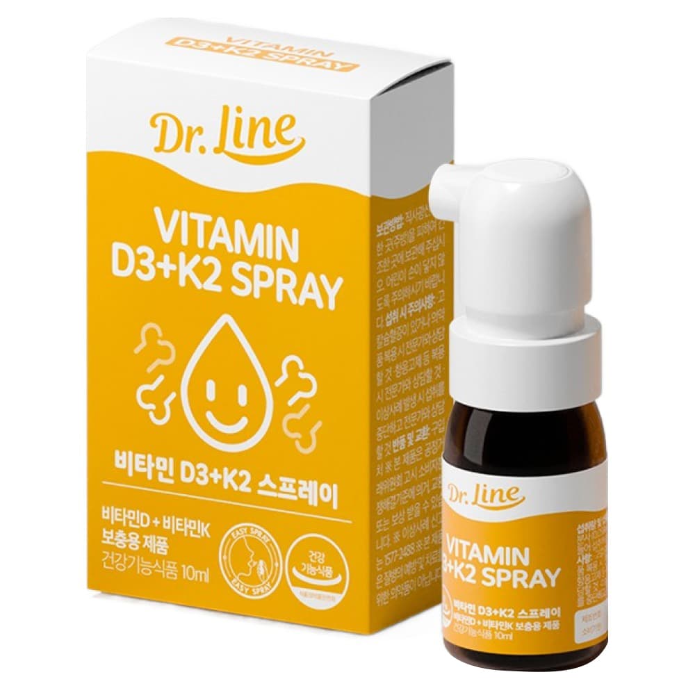 닥터라인 비타민D3 + K2 스프레이 10ml, 1개