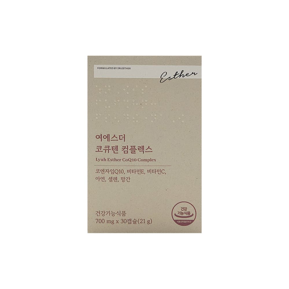 에스더포뮬러 코큐텐 컴플렉스 700mg x 30캡슐, 3개