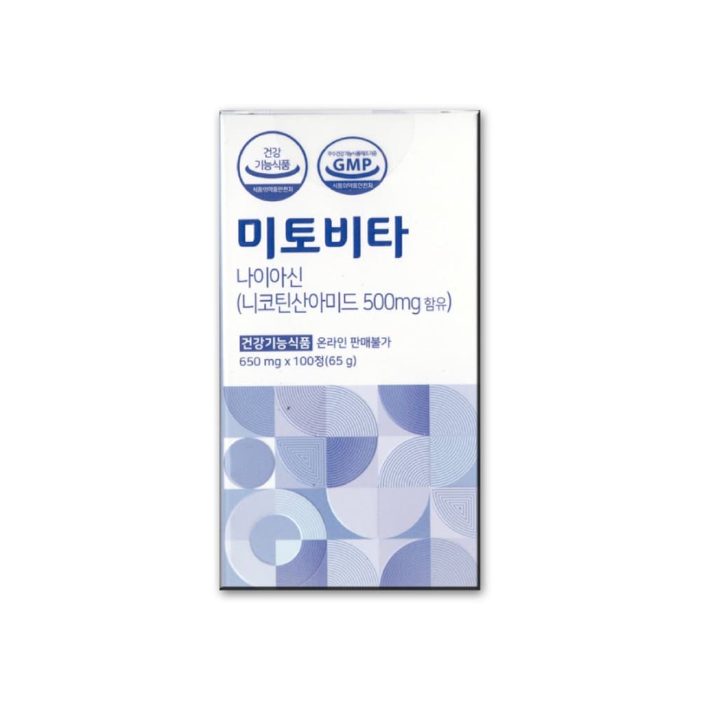 미토비타 나이아신 650mg x 100정, 1개