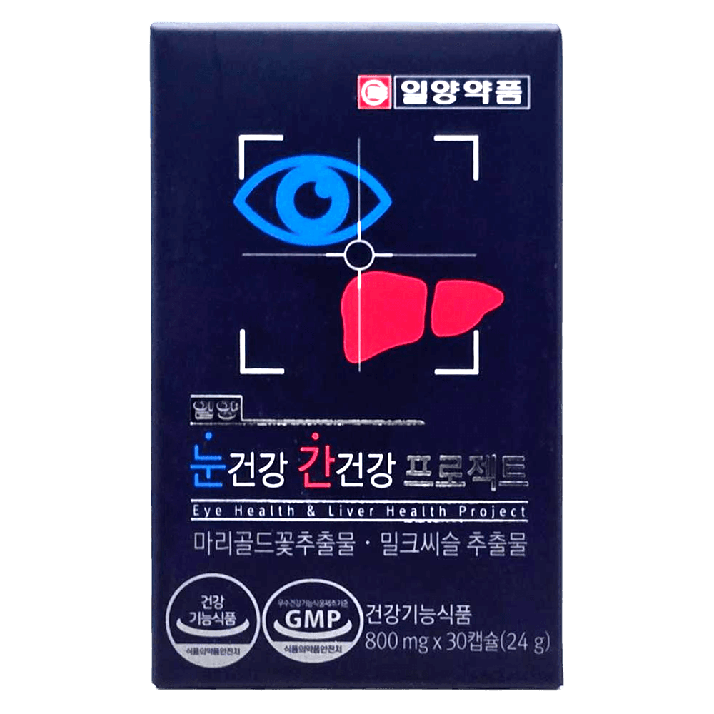 일양약품 눈건강 간건강 프로젝트 800mg x 30캡슐, 3개