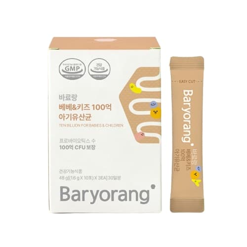 바료랑 베베 앤 키즈 100 유산균 1.6g x 30포, 1개