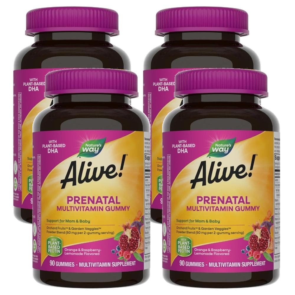 네이처스 웨이 얼라이브 산전 멀티비타민 구미 90정  4개