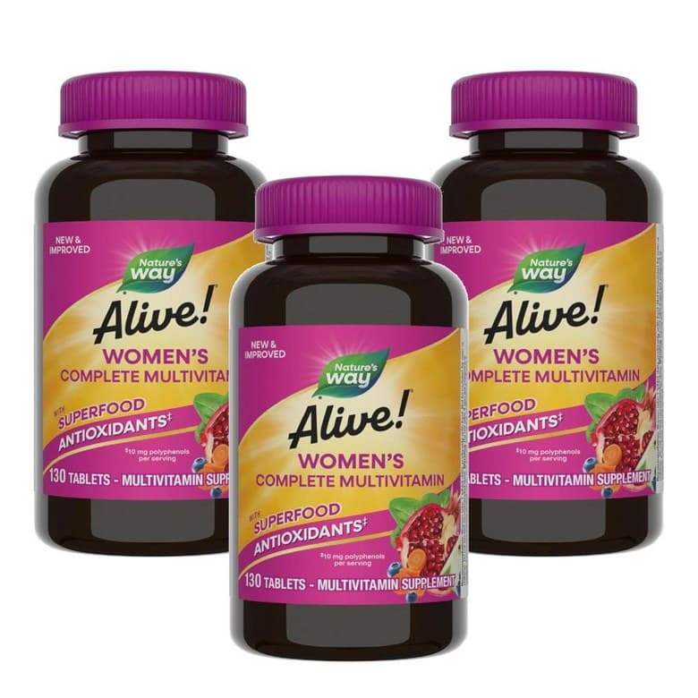 네이처스웨이 얼라이브 우먼스 에너지 여성 멀티비타민 130정  3개