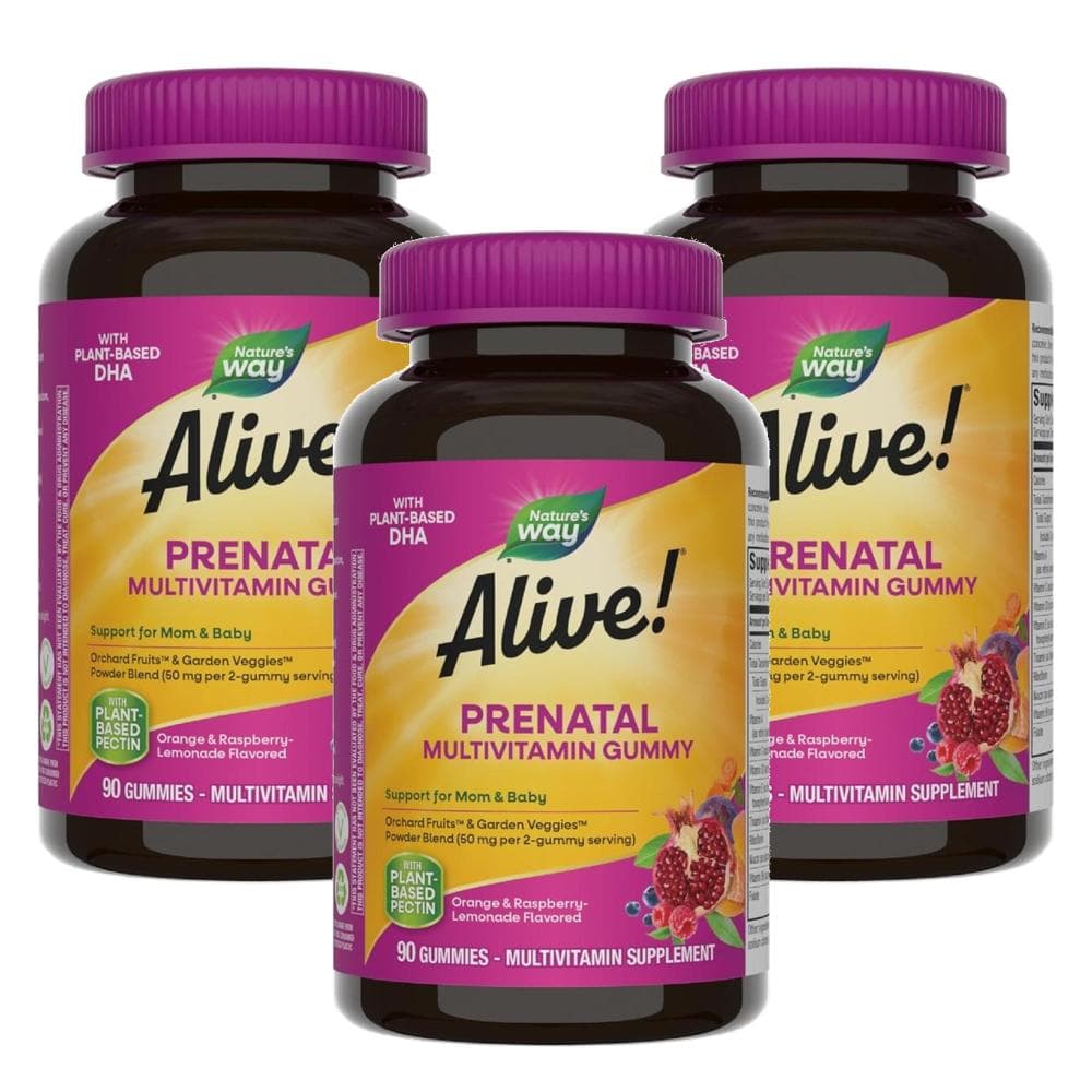 네이처스 웨이 얼라이브 산전 멀티비타민 구미 90정  3개
