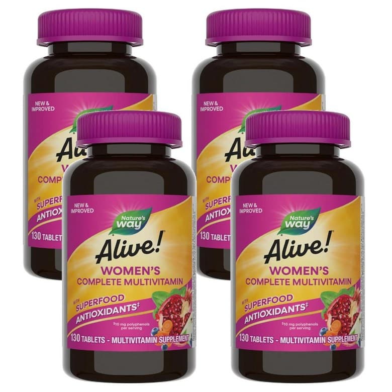 네이처스웨이 얼라이브 우먼스 에너지 여성 멀티비타민 130정  4개