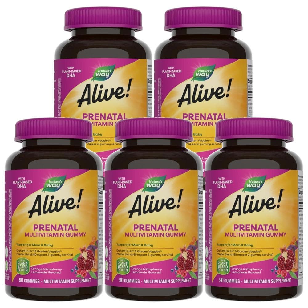 네이처스 웨이 얼라이브 산전 멀티비타민 구미 90정  5개