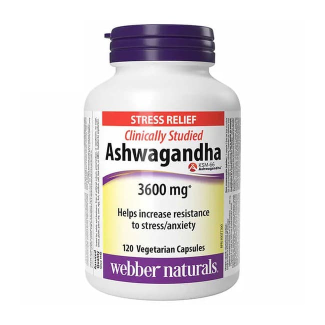 웨버내추럴스 아슈와간다 3600mg 120정  1개