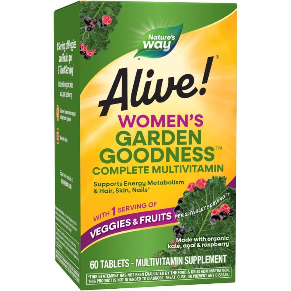 네이처스웨이 얼라이브 가든 굿니스 우먼스 멀티비타민 60개입  60