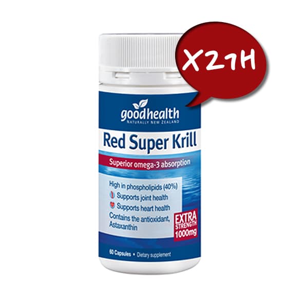 굿헬스 [굿헬스] 레드슈퍼 크릴오일1000mg 60캡슐 X2  1개  60정