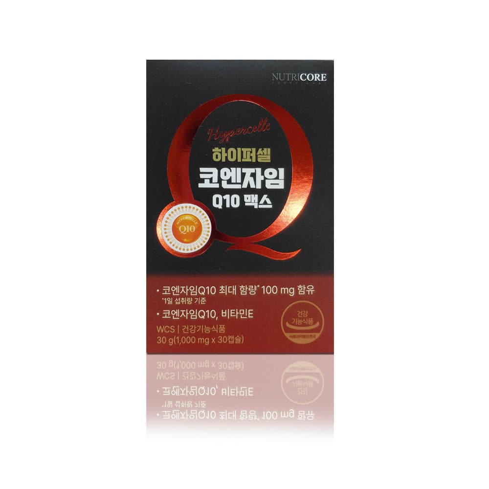 뉴트리코어 코엔자임 Q10 맥스 1000mg 1개  4개  30정