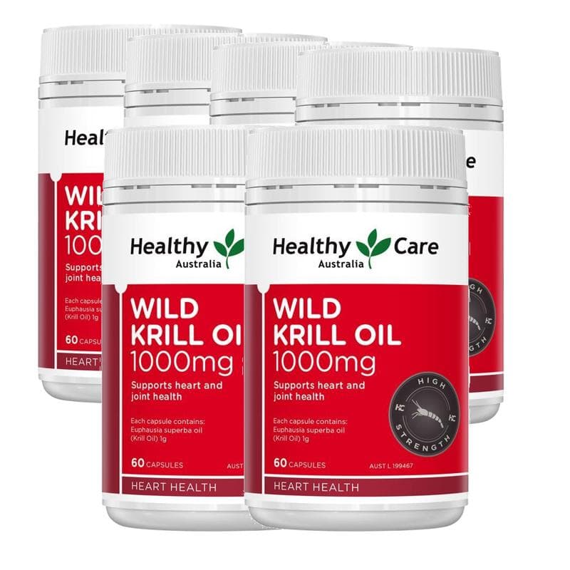 호주 헬시케어 와일드 크릴 오일 1000mg  6개  60정