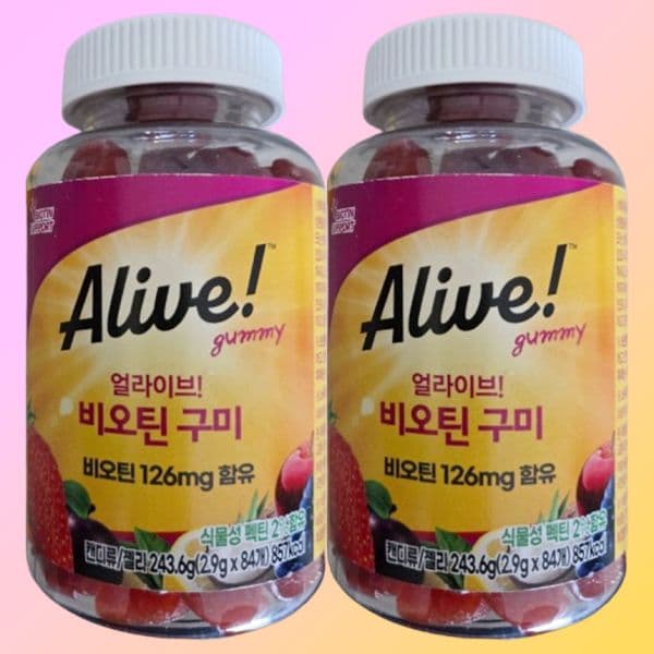 2통 얼라이브 비오틴 구미 84구미 602971