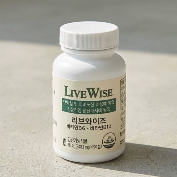멜라루카 리브와이즈 비타민B6 비타민B12 599917