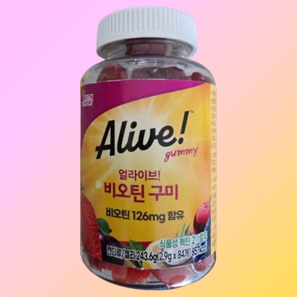 1통 얼라이브 비오틴 구미 84구미 602634  1개