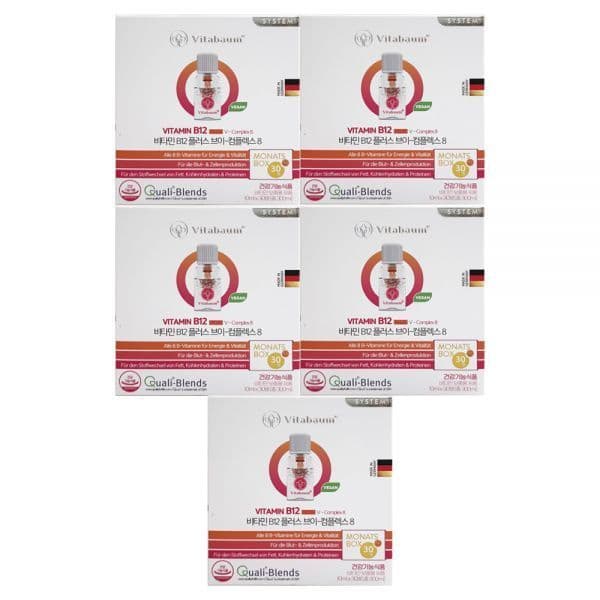 비타바움 비타민B12 플러스 브이 컴플렉스8 10ml x 30개 5개 599851