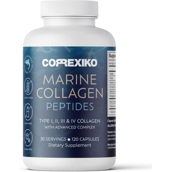 셀레늄 황산화 코렉시코 마린 콜라겐 정제 1회 제공량당 1800mg 가수분해 펩타이드에 히알루론산 비타민 C 미네랄 첨가 모발 피부 손톱용 360정 3개월 분량  1개