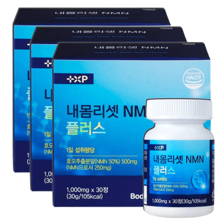 인슐린 저항성 개선 항노화 항염 약 한 혈관 탄력성 NMN 영양제  3개  30정