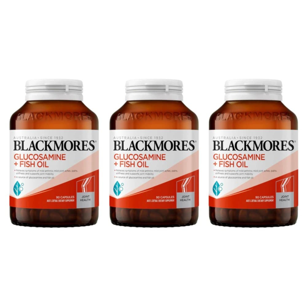 블랙모어스 글루코사민 피쉬 오일 90개입 3개  90
