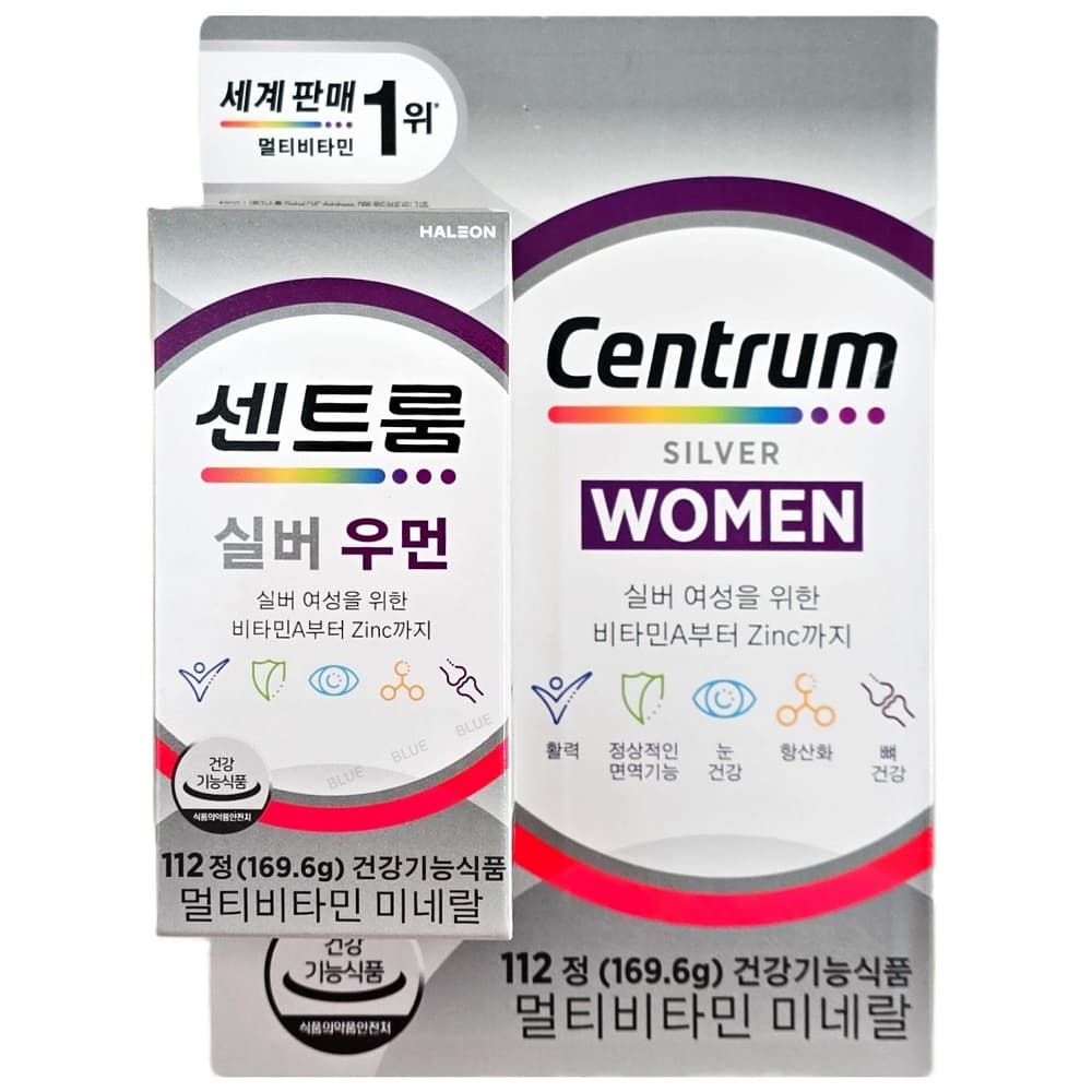 센트룸 멀티비타민 실버 포우먼  112정  1개