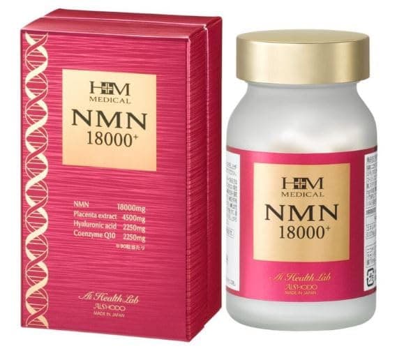 NMN18000+ NMN 99.9% MADE IN JAPAN 애장당 플러스 90립 순도 이상 니코틴아미드  1개