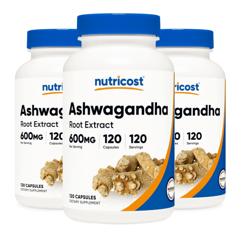 뉴트리코스트 아슈와간다 뿌리 추출물 600MG 120캡슐 3개  120정