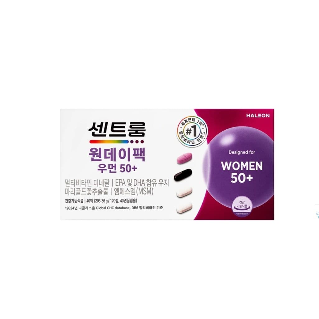 센트룸 원데이팩 우먼50+ 멀티비타민  40회분  1개