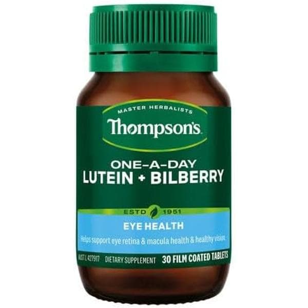 호주 톰슨 Thompson’s Lutein + Bilberry 원어데이 루테인 + 빌베리  4개  30정