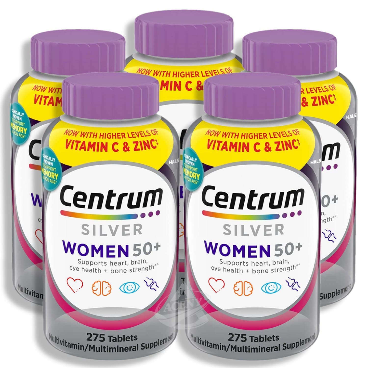 캐나다 센트룸 250정 대용량 남성용 여성용 실버  5개  275정