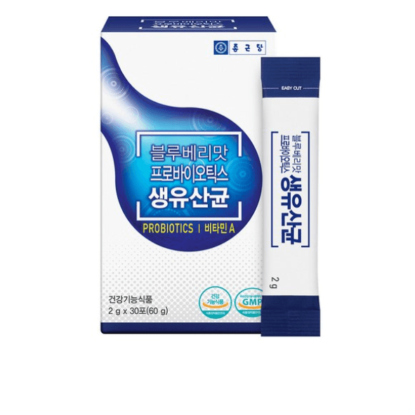 종근당 블루베리맛 프로바이오틱스 생유산균 30p  60g  1박스
