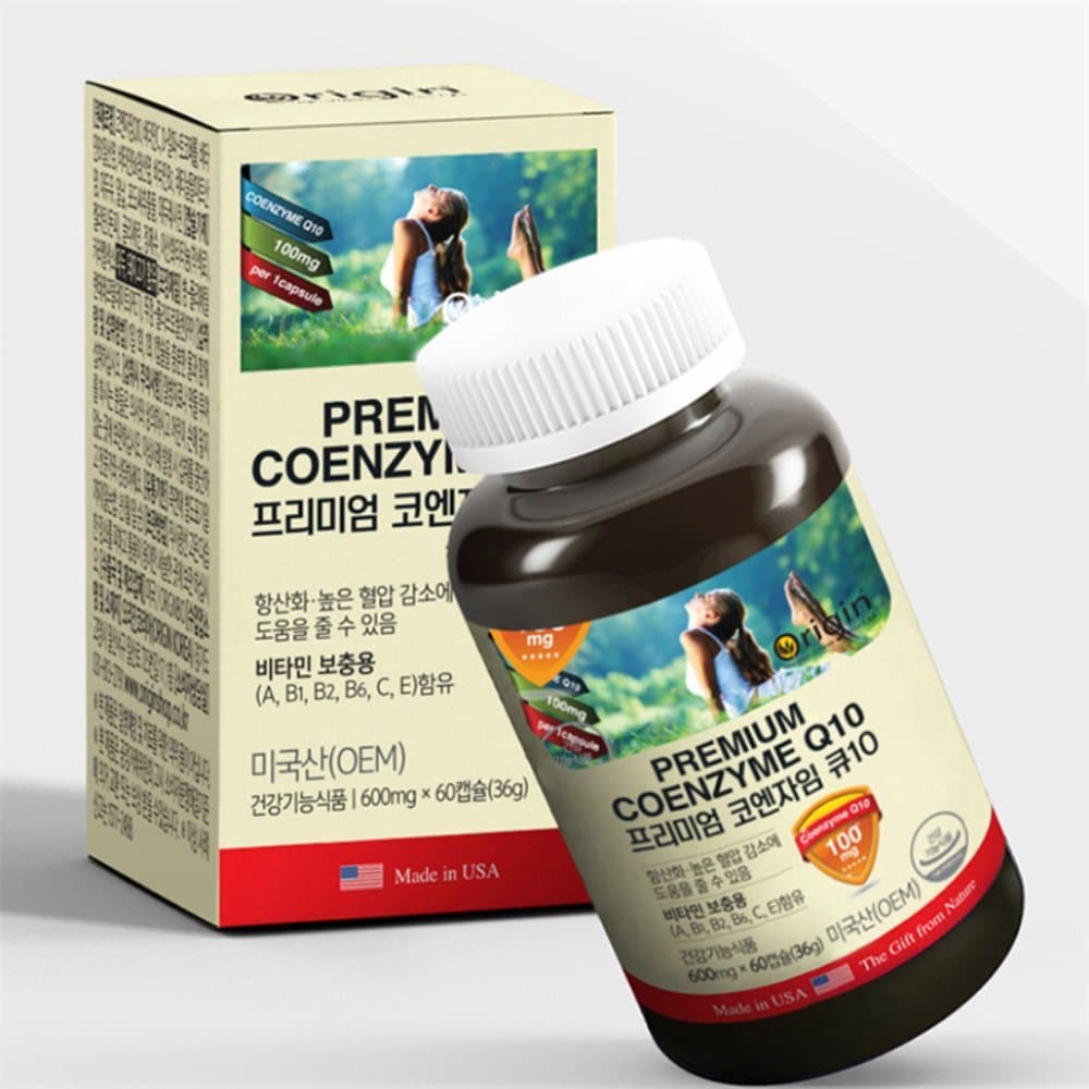 유쎌쇼핑몰 코엔자임 Q10 (600mg x 60캡슐) x2개 코큐텐건강식품 코엔자임건강식품