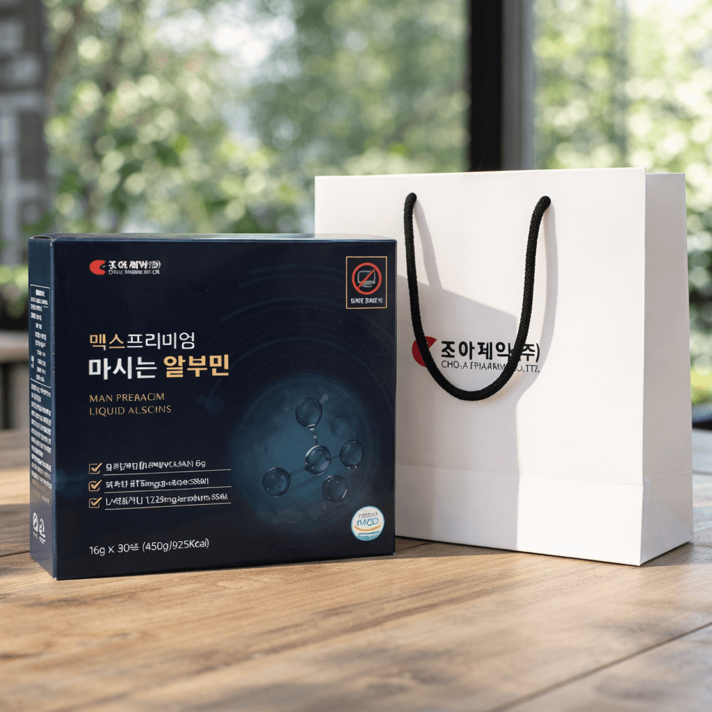 마시는 맥스 프리미엄 알부민 고함량 활력 에너지 타우린 아르기닌 부모님 선물 (쇼핑백 포함)  30개  15ml