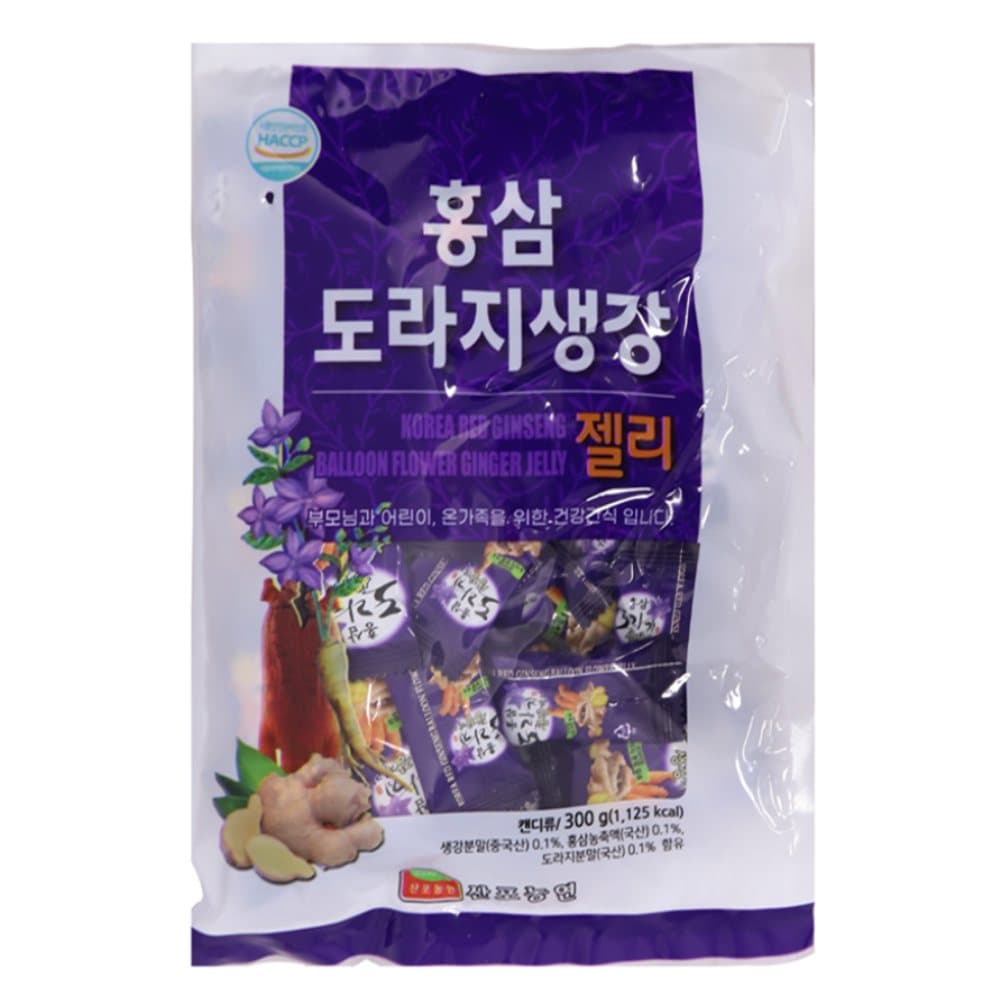 유쎌스토어 홍삼도라지생강젤리 x10 홍삼젤리 6년근홍삼