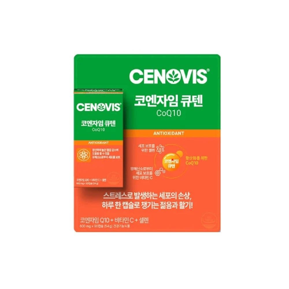 Cenovis 코엔자임 큐텐600mg x 90캡슐 코큐텐 reo+3209gq  1개  90정