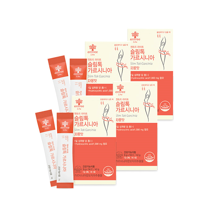 하이리빙 엔트리 슬림톡 가르시니아(4박스) 체지방 감소 자몽맛  4박스  42g