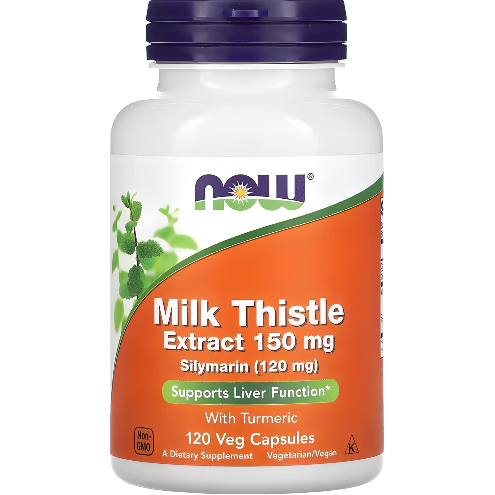 나우푸드 실리마린 밀크 시슬 추출물 터메릭 포함 150mg 베지 캡슐  120정  1개