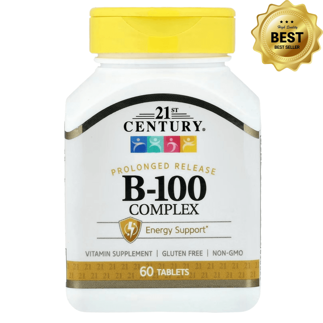 21세기 센추리 비타민B 100 복합체 서방정 타블렛 60정 / 해외직구 미국정품  1개