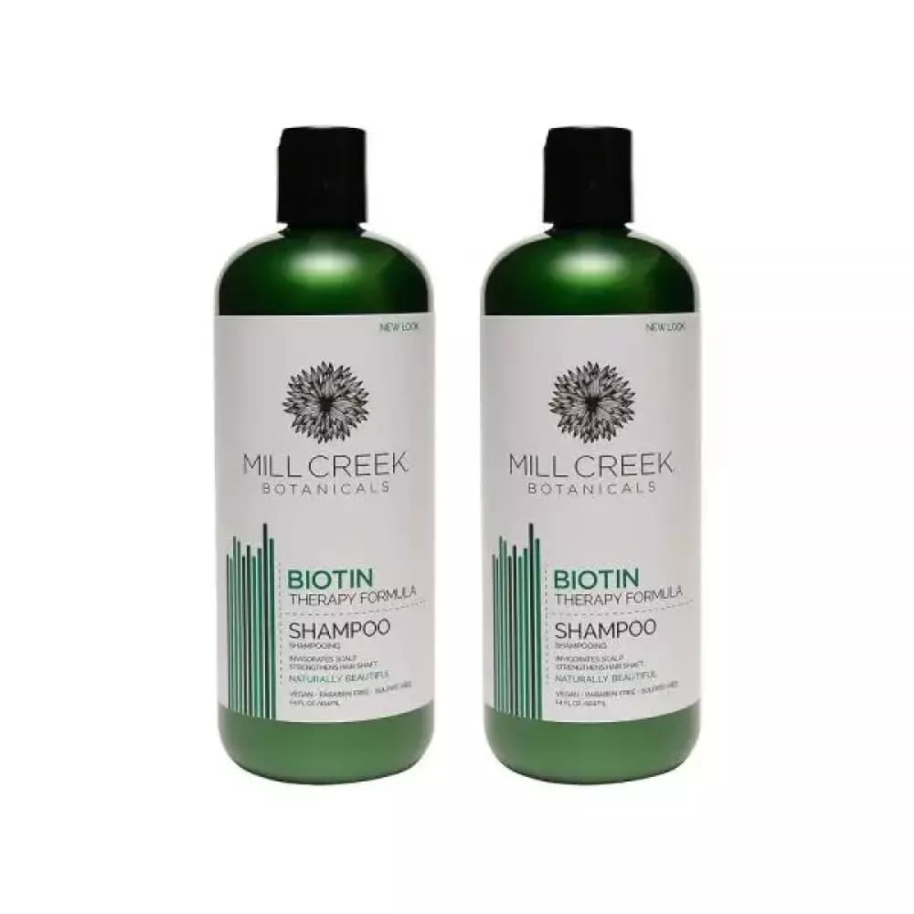 Mill Creek 비오틴 샴푸 450ml(14액량 온스) 2팩  1개  450ml