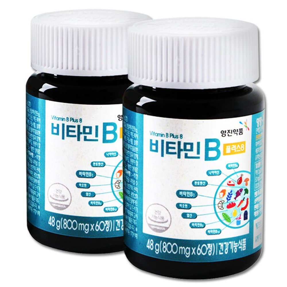 영진약품 비타민B 플러스860정X2병 4개월분  2개  860정