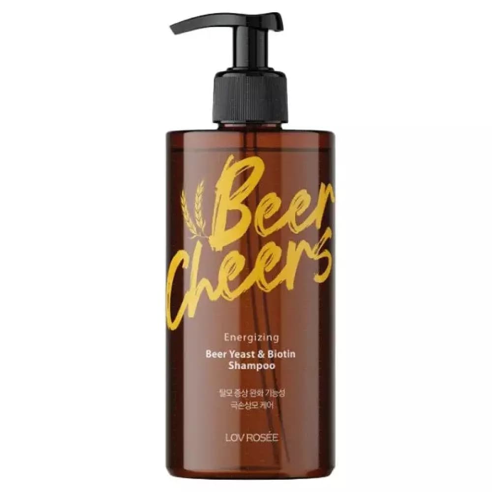 로브로제 에너자이징 맥주효모 비오틴샴푸 500ml 식약처인증 탈모증상완화 기능성 비오틴  1개