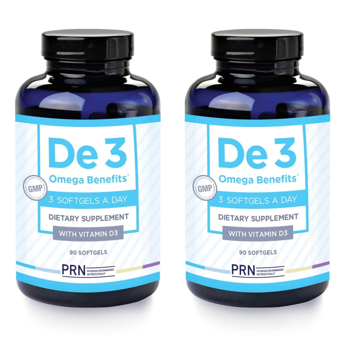PRN De 드라이아이 오메가 베네피트 + 비타민D3 120정  2개  90정