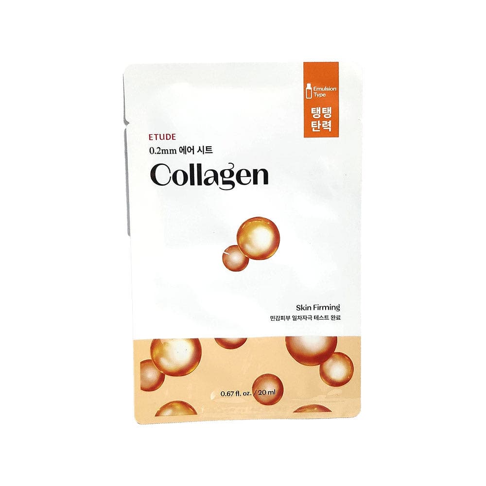 에뛰드하우스 0.2 저자극 에어시트 마스크 콜라겐  1개입  20개