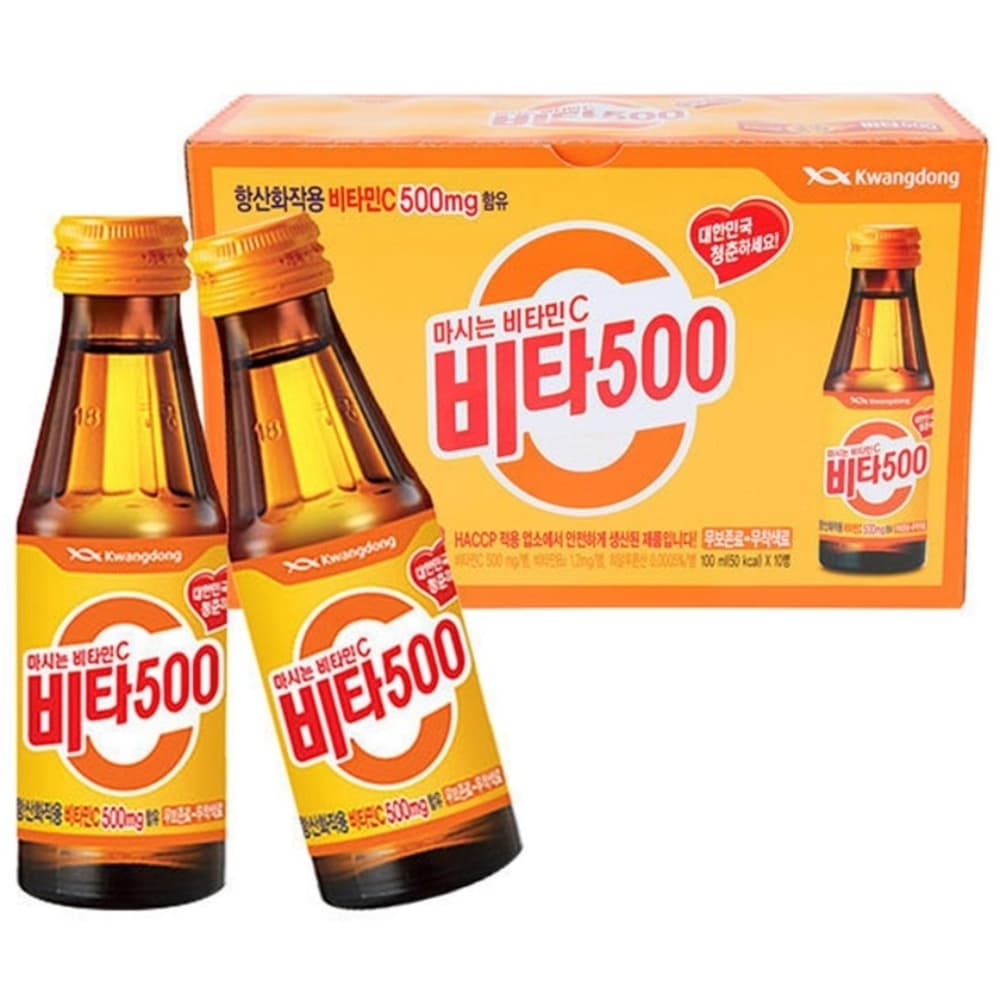 광동 마시는 비타민C 비타500 100mlx100병  100ml  100개